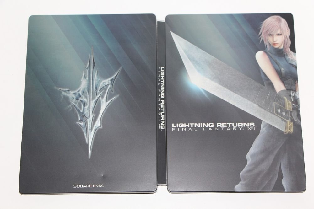 Xbox 360 Final Fantasy XIII: Lightning Returns STEELBOOK CASE AND SLEEVE NEW