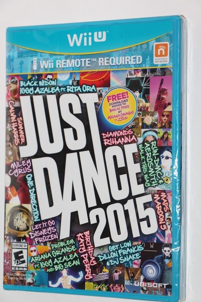 Nintendo Wii U JUST DANCE 2015 Factory Sealed NEW Ship Same Day