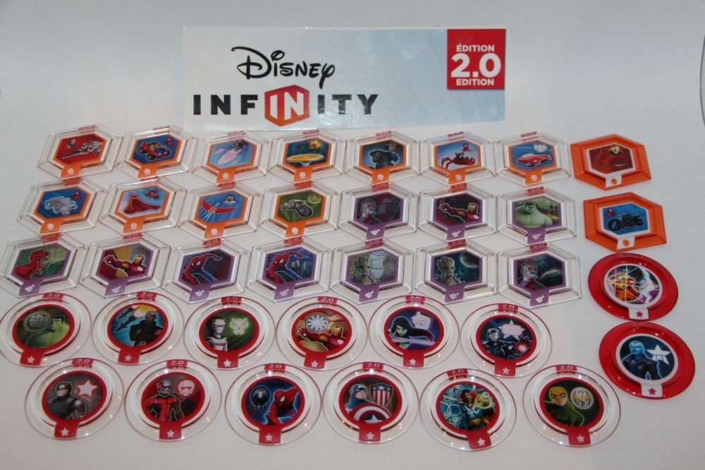 Disney infinity 2.0 Marvel Super Hero Power Discs Set Shipping 1st Disc ONLY NEW