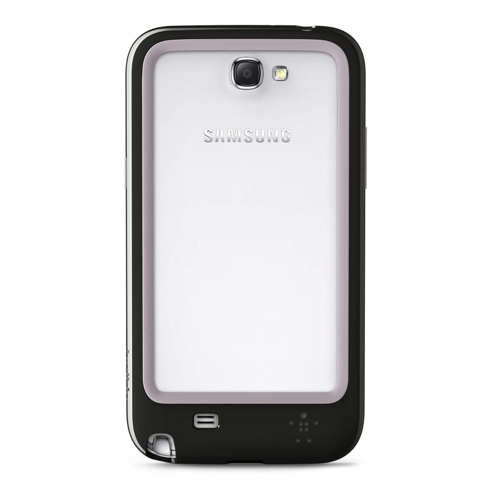Belkin Surround Samsung Galaxy Note II 2 Case - 2 Layer Cover NEW BLACK/WHITE