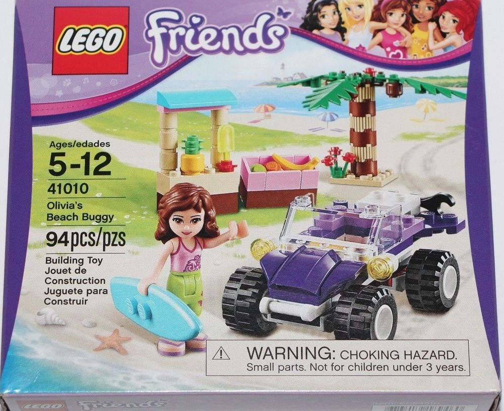Lego Friends Olivia's Beach Buggy 94 Piece Box Set 41010 Ships Same Day NEW