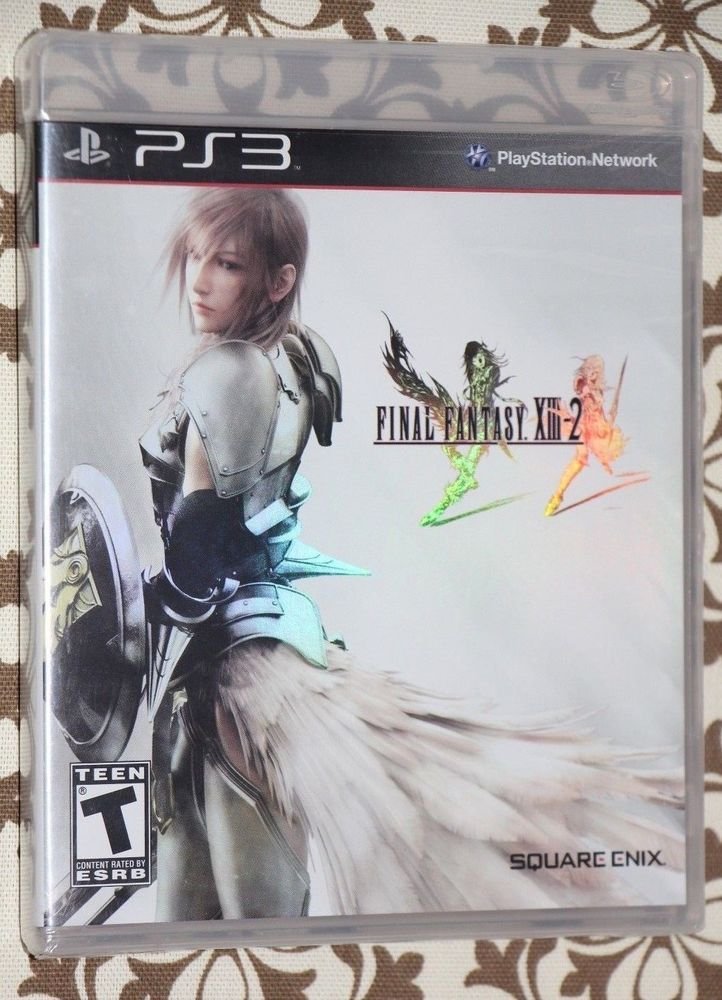 PlayStation 3 PS3 FINAL FANTASY XIII-2 NEW Sealed Ships Same Day! Black Label