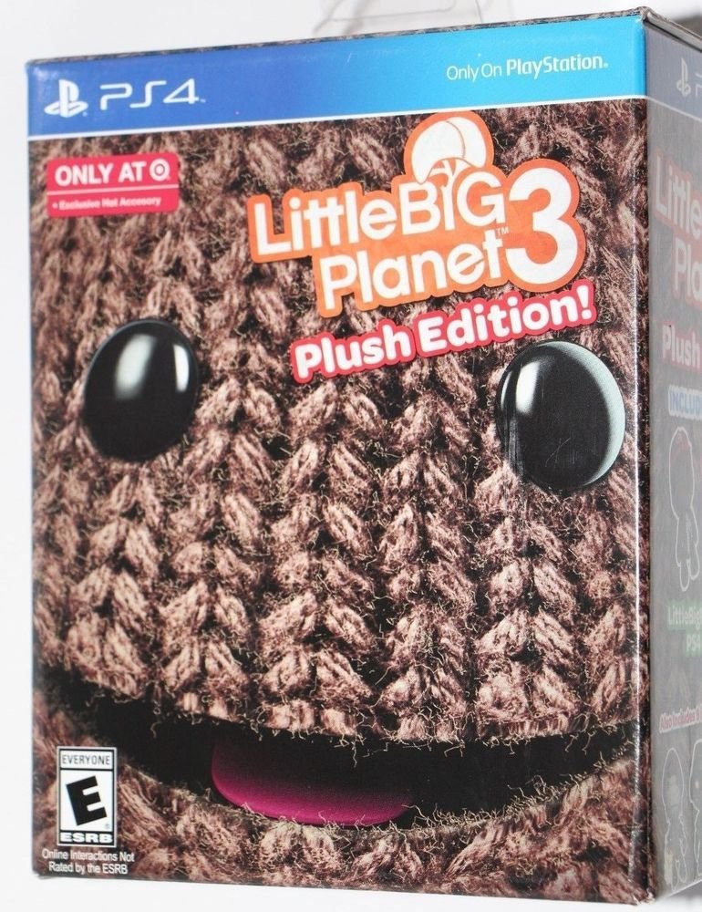 Playstation 4 PS4 Little Big Planet 3 PLUSH DAY ONE EXCLUSIVE TARGET EDITION NEW