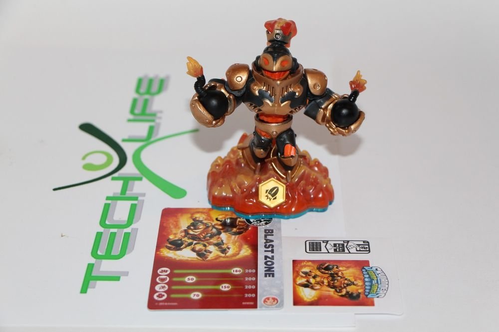 Skylanders Swap Force BLAST ZONE loose figure W/ Card+code+Sticker NEW