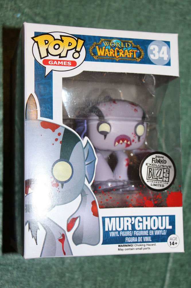 Blizzcon 2014 exclusive funko Pop MUR'GHOUL vinyl figure NEW IN BOX