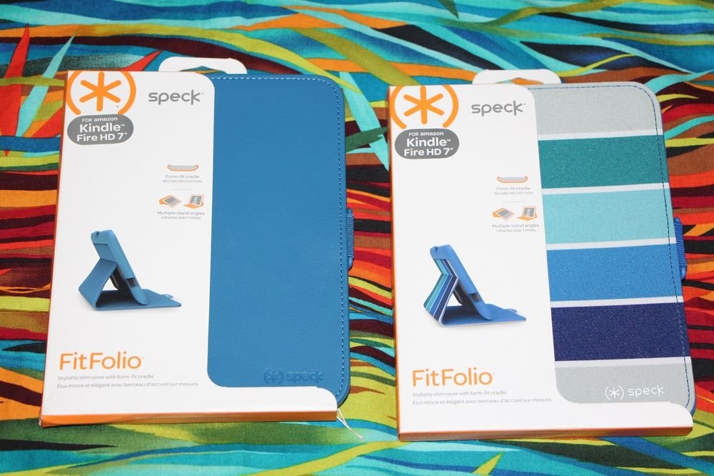 Speck Fitfolio for Amazon KIndle Fire HD 7" Blue OR Blue Striped SPK-A1530 A1555