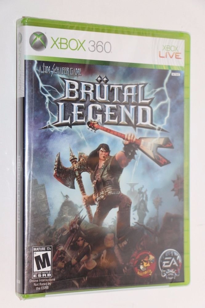 Xbox 360 BRUTAL LEGEND New Factory Sealed Ships Same Day