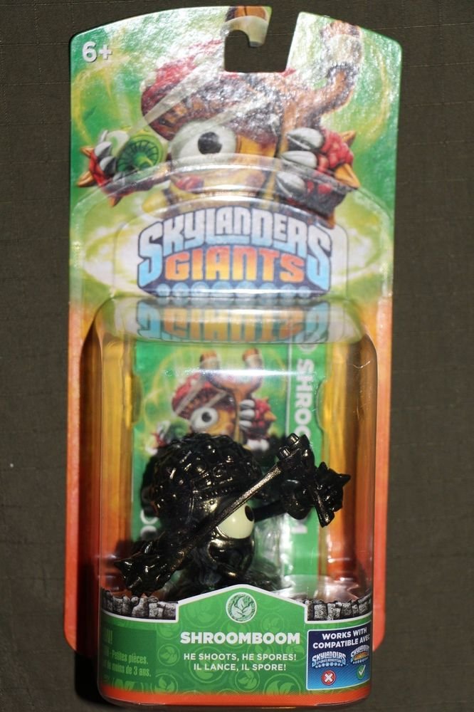 Skylanders Giants Metallic Green Gold Shroomboom Variant In Hand SHIPS BOXED