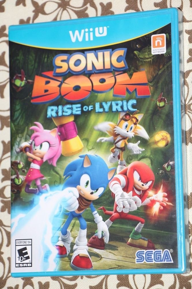 Nintendo Wii U SONIC BOOM RISE OF LYRIC Factory Sealed NEW Ship Same Day