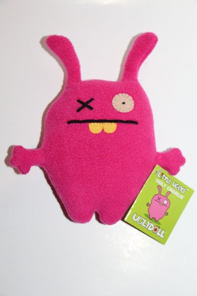 UGLY DOLL Gund UGLY CHARLIE pink 7" NEW with tags