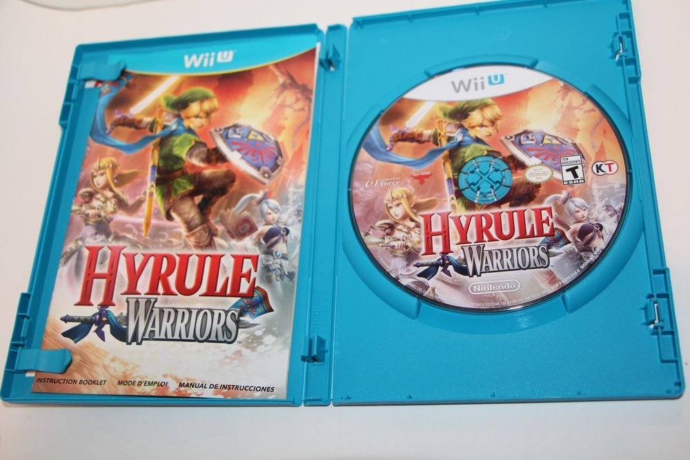 Nintendo Wii U HYRULE WARRIORS GAME CASE AND MANUAL Ship Same Day