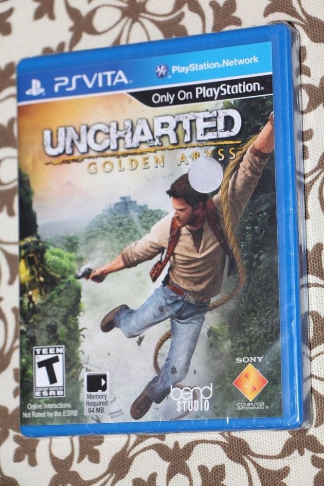 Playstation VITA PSVITA UNCHARTED: GOLDEN ABYSS New Ships Same Day!