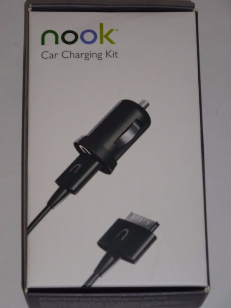 Genuine Authentic NOOK Car Charging Kit Nook HD Nook HD+ NEW Fits all Cars