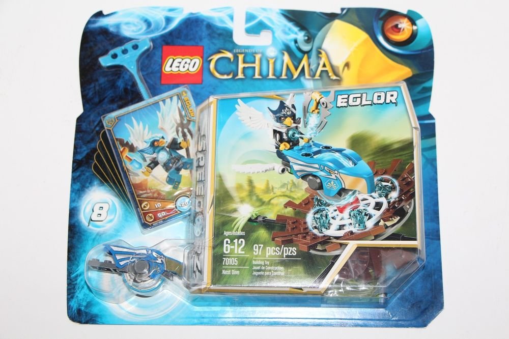 Lego LEGENDS OF CHIMA Speedorz Eglor Minifigure Nest Dive (70105) NEW SEALED