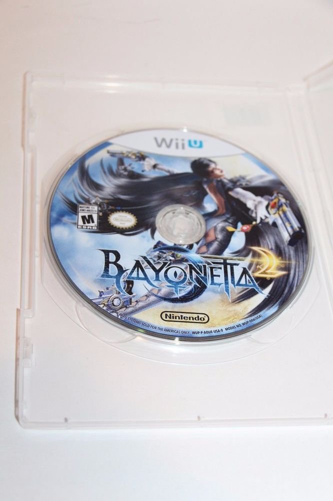 Nintendo Wii U BAYONETTA 2 DISC ONLY VERY GOOD CONDITION Ship Same Day