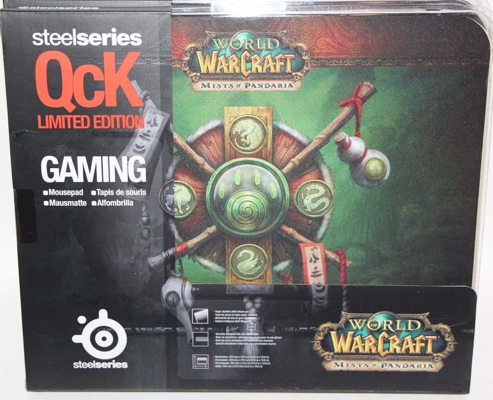 World of Warcraft WoW Steelseries QcK Limited Edition Mousepad Large 10" x 12"
