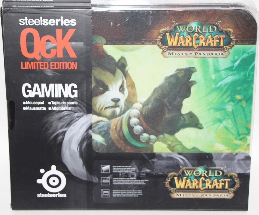 World of Warcraft WoW Steelseries QcK Limited Edition Mouse Pad Large 10" X 12"