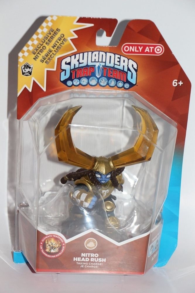 Skylanders Trap Team Trap Master Variant NITRO HEAD RUSH Ships Same Day In A BOX