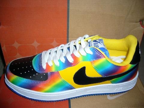 Nike Air Force 1 - Rainbow/Yellow/Black/White Low