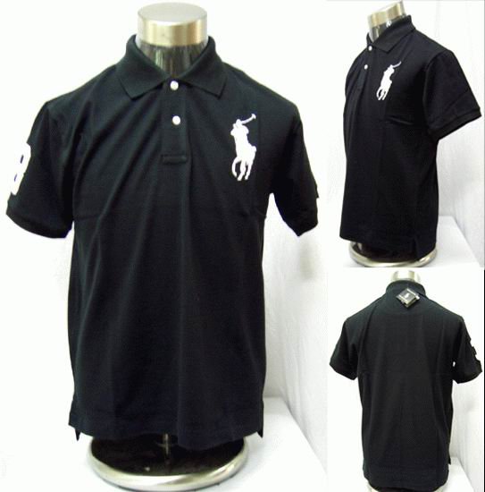 Polo - Black w/White