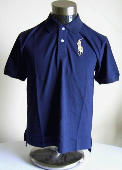 Polo - Navy w/Tan