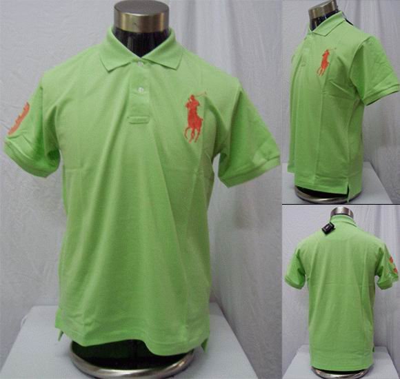 Polo - Green w/Orange