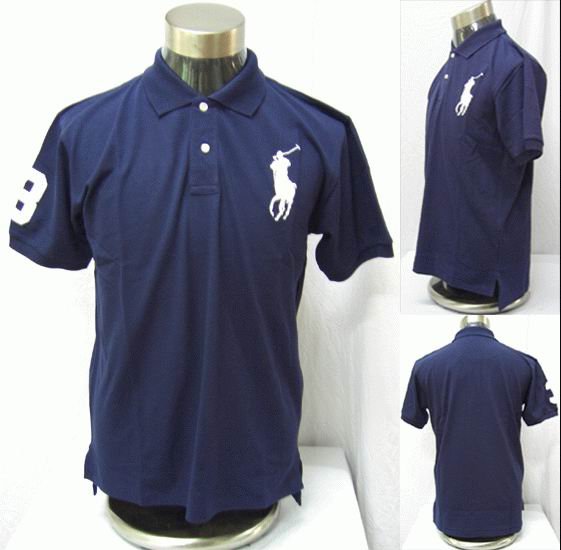Polo - Navy w/Tan