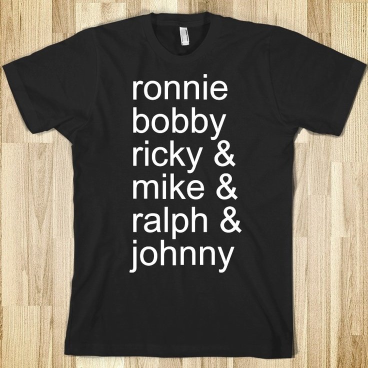 NEW EDITION T SHIRT 3XL RONNIE, BOBBY, RICKY, MIKE, RALPH AND JOHNNY