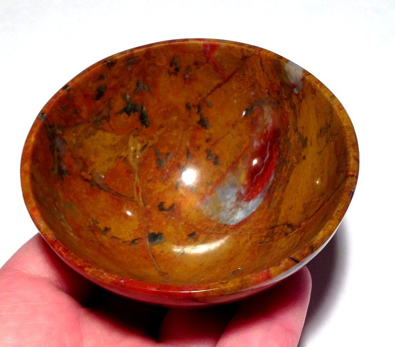 Rainbow jasper Bowl Gemstone Crystal Angel healing Stone Archangel Meditation Crystals Reiki Bowls