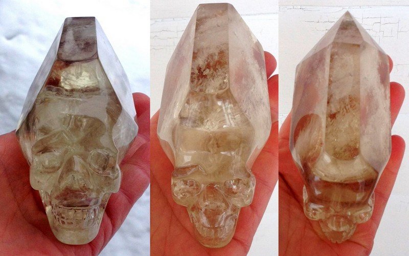 Metaphysical crystals Citrine Crystal Skull Generator Point Altar Wand Manifestation crystal healing