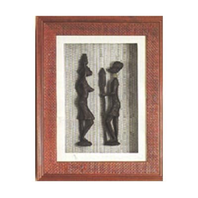 Shadow Box w/ Masai Couple