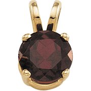 Genuine Mozambique Garnet Pendant