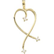 Diamond Heart Pendant