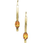 Genuine Citrine Earrings