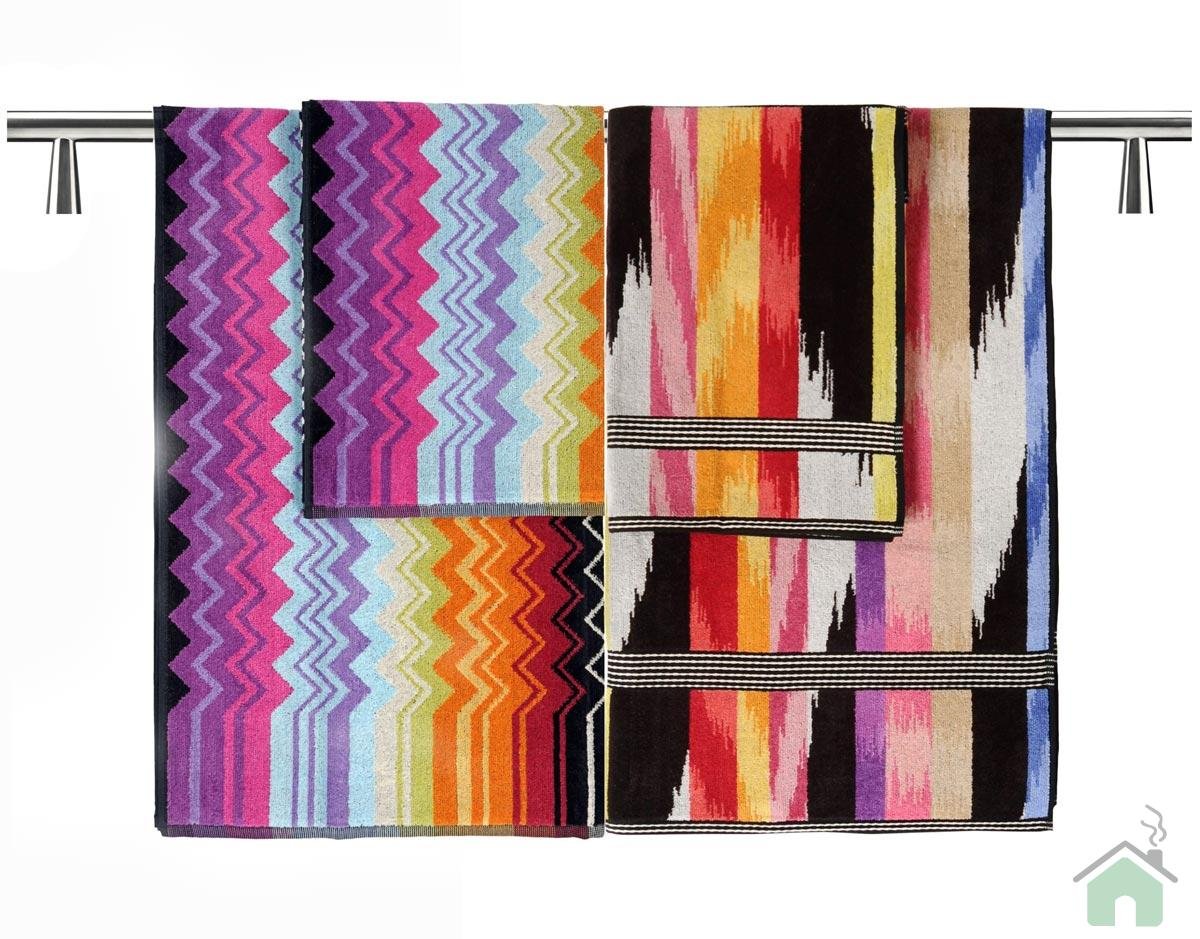 2 towels set 1 +1 Missoni Home Giacomo 159 and 156 Homer