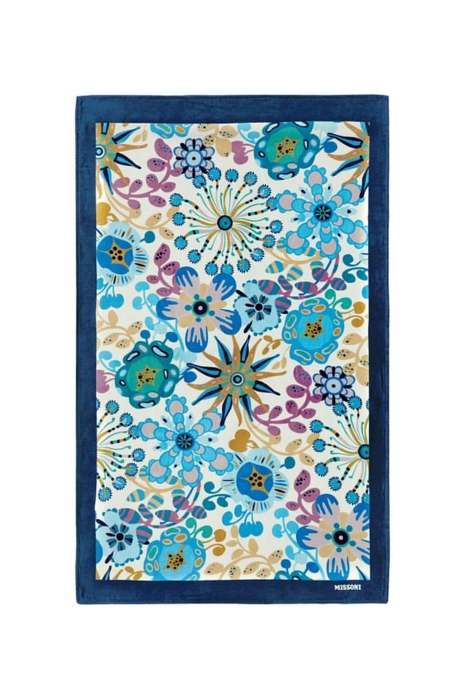 Beach towel Missoni Home 2015 Rita 170 blue inchies