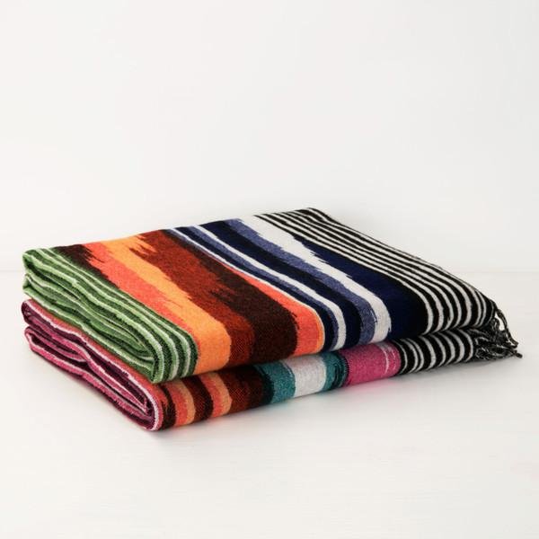 Oberon wool and cashmere-blend throw