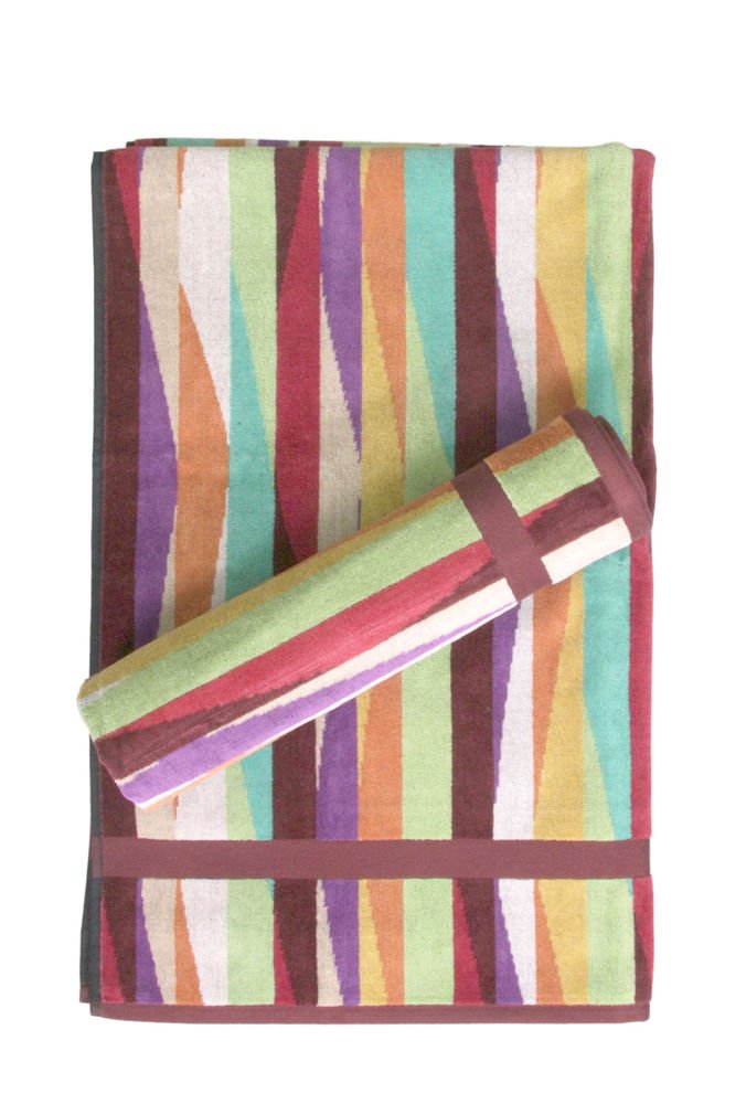 Missoni Home Romy 156 2015 2 bath sheets 100x160 cm multicolor waves