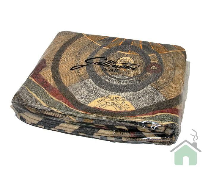 Beach towel terry Gattinoni Planetarium brown