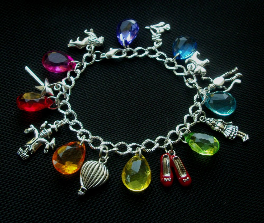 Wizard of Oz Rainbow Charm Bracelet