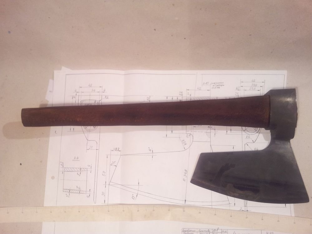 ※ 2,7 Lbs EXTR RARE HEWING GOOSEWING BEARDED BROAD AXE - VIKING STYLE