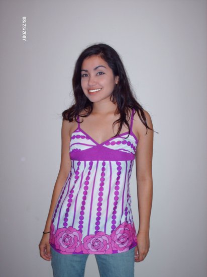 Purple Spaghetti Tank - Small