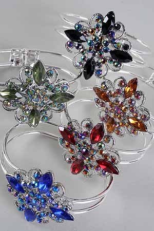 Vintage Cast Bracelet - Ruby
