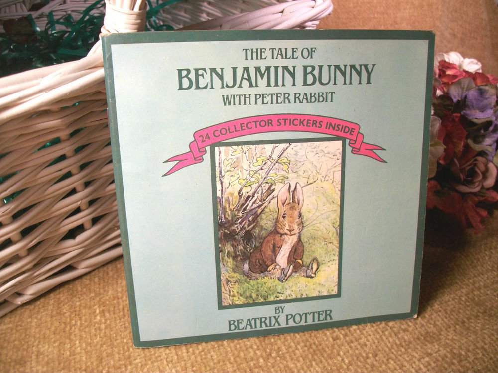 Benjamin Bunny Peter Rabbit Illustrated Children's Story Book by Beatrix Potter