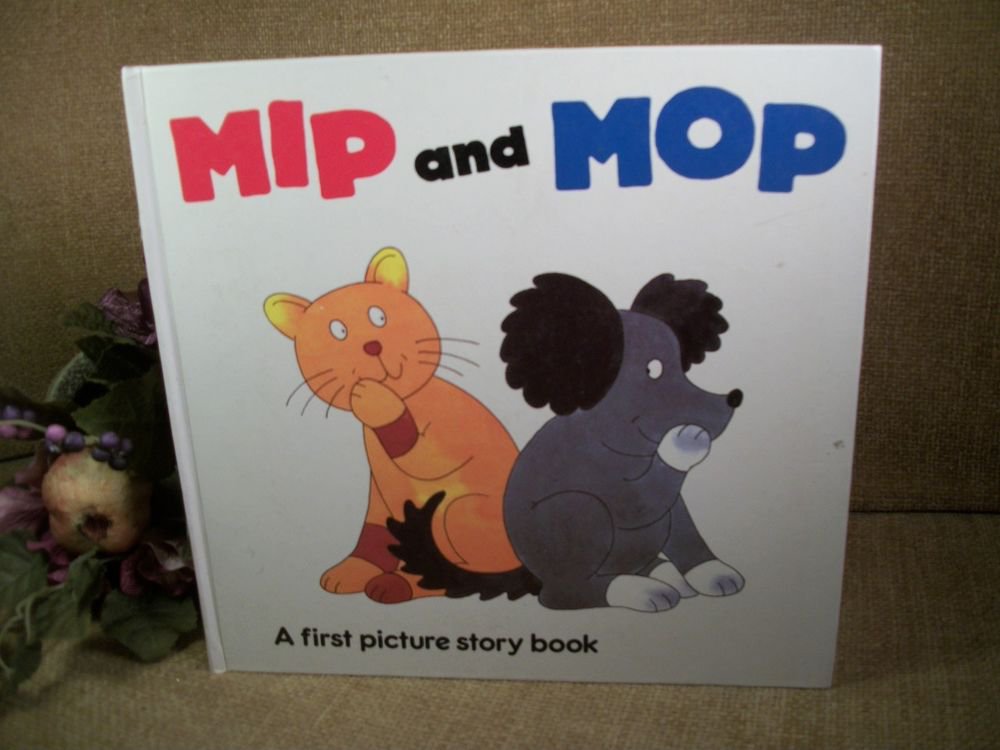 Mip and Mop Dog Cat Animal Children's Story Book by Gerald Hawksley RARE VTG