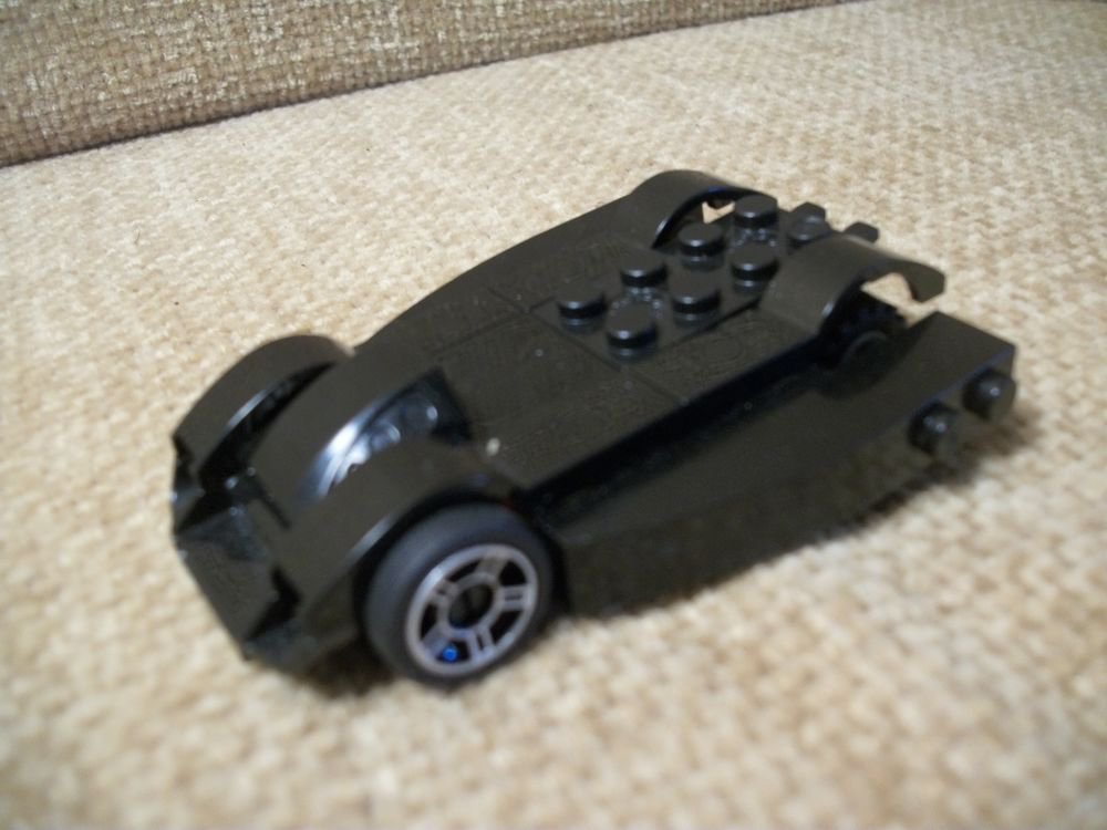 Real LEGO Bricks Black Car Mini Wheels Pod Custom Creation Over 20 Piece
