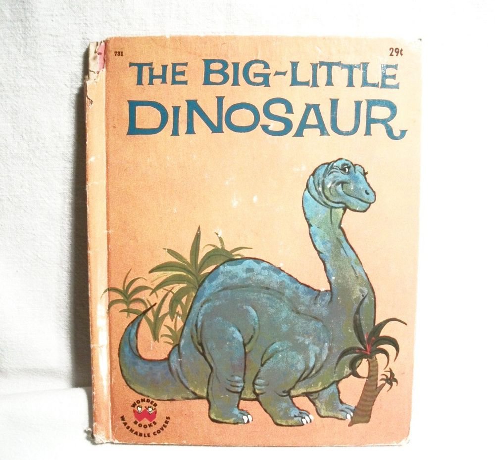 The Big Little Dinosaur Darlene Geis Color Illustrated VTG Children's Story Book