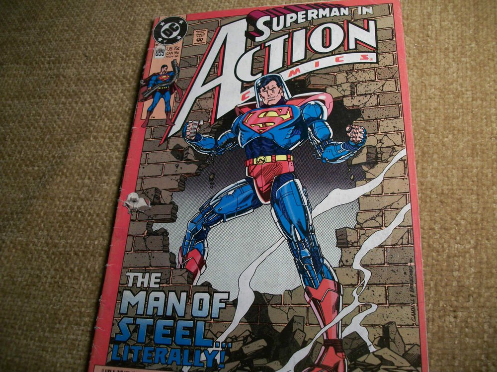 DC Superhero Comic Book SUPERMAN in Action Comics VTG Nov 1990 No 659