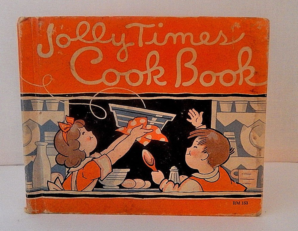 Jolly Times Cook Book for Children Antique 1934 Recipe Teaching Marjorie Osborn