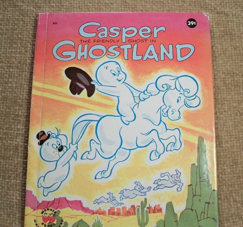 Casper the Friendly Ghost Children's Book VTG Picture Stort TV Cartoon Character